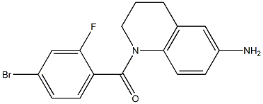  1-[(4-bromo-2-fluorophenyl)carbonyl]-1,2,3,4-tetrahydroquinolin-6-amine