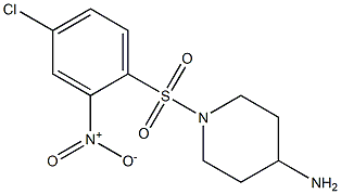 1-[(4-chloro-2-nitrobenzene)sulfonyl]piperidin-4-amine