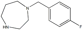 1-[(4-fluorophenyl)methyl]-1,4-diazepane Structure