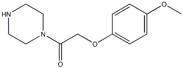 1-[(4-methoxyphenoxy)acetyl]piperazine