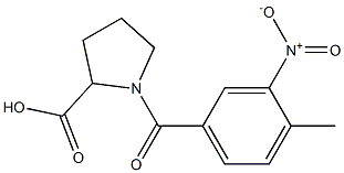  1-[(4-methyl-3-nitrophenyl)carbonyl]pyrrolidine-2-carboxylic acid