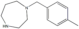 1-[(4-methylphenyl)methyl]-1,4-diazepane 化学構造式