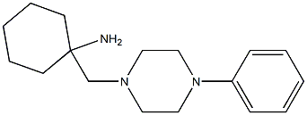 1-[(4-phenylpiperazin-1-yl)methyl]cyclohexan-1-amine Structure