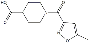  1-[(5-methyl-1,2-oxazol-3-yl)carbonyl]piperidine-4-carboxylic acid