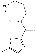 1-[(5-methylthiophen-2-yl)carbonyl]-1,4-diazepane 化学構造式