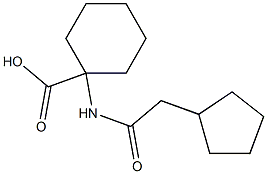  1-[(cyclopentylacetyl)amino]cyclohexanecarboxylic acid