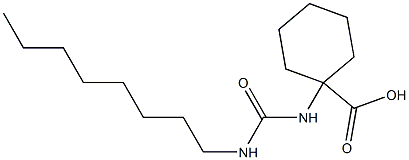 1-[(octylcarbamoyl)amino]cyclohexane-1-carboxylic acid