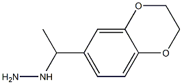 1-[1-(2,3-dihydro-1,4-benzodioxin-6-yl)ethyl]hydrazine