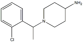 1-[1-(2-chlorophenyl)ethyl]piperidin-4-amine