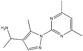 1-[1-(4,6-dimethylpyrimidin-2-yl)-5-methyl-1H-pyrazol-4-yl]ethan-1-amine