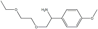  1-[1-amino-2-(2-ethoxyethoxy)ethyl]-4-methoxybenzene