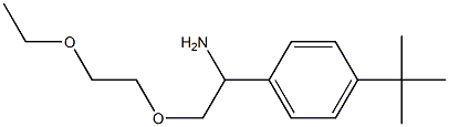 1-[1-amino-2-(2-ethoxyethoxy)ethyl]-4-tert-butylbenzene