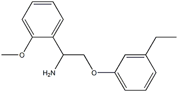 1-[1-amino-2-(3-ethylphenoxy)ethyl]-2-methoxybenzene