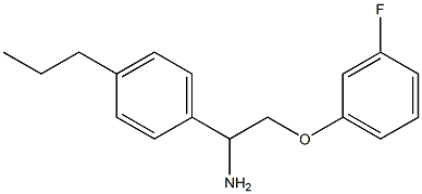 1-[1-amino-2-(3-fluorophenoxy)ethyl]-4-propylbenzene