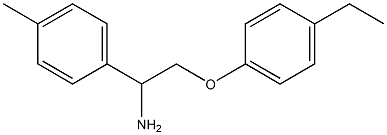 1-[1-amino-2-(4-ethylphenoxy)ethyl]-4-methylbenzene