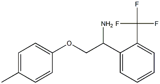 1-[1-amino-2-(4-methylphenoxy)ethyl]-2-(trifluoromethyl)benzene