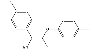 1-[1-amino-2-(4-methylphenoxy)propyl]-4-methoxybenzene,,结构式