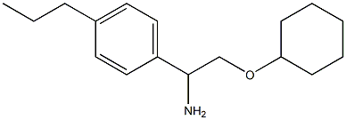 1-[1-amino-2-(cyclohexyloxy)ethyl]-4-propylbenzene