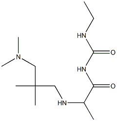 1-[2-({2-[(dimethylamino)methyl]-2-methylpropyl}amino)propanoyl]-3-ethylurea