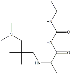  1-[2-({2-[(dimethylamino)methyl]-2-methylpropyl}amino)propanoyl]-3-ethylurea