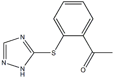 1-[2-(1H-1,2,4-triazol-5-ylsulfanyl)phenyl]ethan-1-one