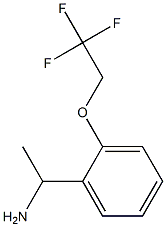 1-[2-(2,2,2-trifluoroethoxy)phenyl]ethanamine,,结构式