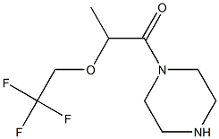 1-[2-(2,2,2-trifluoroethoxy)propanoyl]piperazine