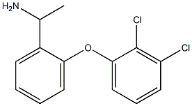 1-[2-(2,3-dichlorophenoxy)phenyl]ethan-1-amine Structure