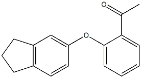 1-[2-(2,3-dihydro-1H-inden-5-yloxy)phenyl]ethan-1-one