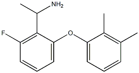 1-[2-(2,3-dimethylphenoxy)-6-fluorophenyl]ethan-1-amine Structure