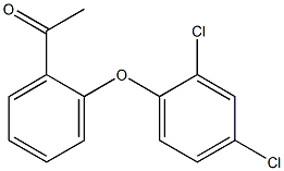 1-[2-(2,4-dichlorophenoxy)phenyl]ethan-1-one Structure