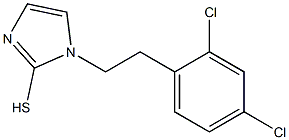 1-[2-(2,4-dichlorophenyl)ethyl]-1H-imidazole-2-thiol 化学構造式