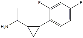 1-[2-(2,4-difluorophenyl)cyclopropyl]ethan-1-amine Structure