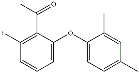 1-[2-(2,4-dimethylphenoxy)-6-fluorophenyl]ethan-1-one