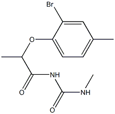 1-[2-(2-bromo-4-methylphenoxy)propanoyl]-3-methylurea