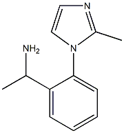 1-[2-(2-methyl-1H-imidazol-1-yl)phenyl]ethan-1-amine Structure