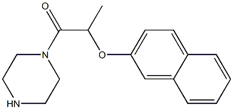 1-[2-(2-naphthyloxy)propanoyl]piperazine