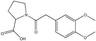  1-[2-(3,4-dimethoxyphenyl)acetyl]pyrrolidine-2-carboxylic acid