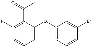 1-[2-(3-bromophenoxy)-6-fluorophenyl]ethan-1-one