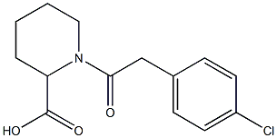 1-[2-(4-chlorophenyl)acetyl]piperidine-2-carboxylic acid