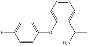 1-[2-(4-fluorophenoxy)phenyl]ethan-1-amine Structure