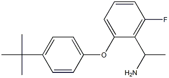 1-[2-(4-tert-butylphenoxy)-6-fluorophenyl]ethan-1-amine Struktur