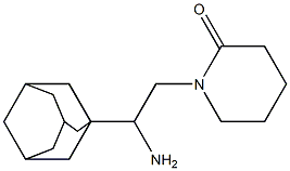 1-[2-(adamantan-1-yl)-2-aminoethyl]piperidin-2-one Structure