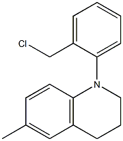 1-[2-(chloromethyl)phenyl]-6-methyl-1,2,3,4-tetrahydroquinoline Structure