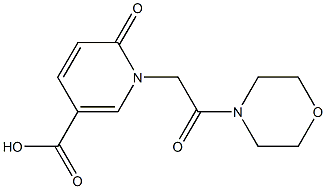 1-[2-(morpholin-4-yl)-2-oxoethyl]-6-oxo-1,6-dihydropyridine-3-carboxylic acid