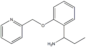 1-[2-(pyridin-2-ylmethoxy)phenyl]propan-1-amine|