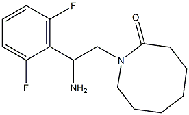 1-[2-amino-2-(2,6-difluorophenyl)ethyl]azocan-2-one Structure