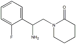 1-[2-amino-2-(2-fluorophenyl)ethyl]piperidin-2-one