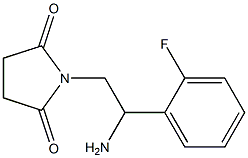 1-[2-amino-2-(2-fluorophenyl)ethyl]pyrrolidine-2,5-dione