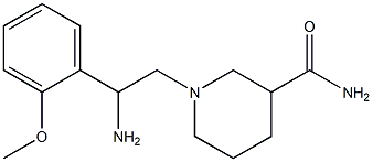  1-[2-amino-2-(2-methoxyphenyl)ethyl]piperidine-3-carboxamide